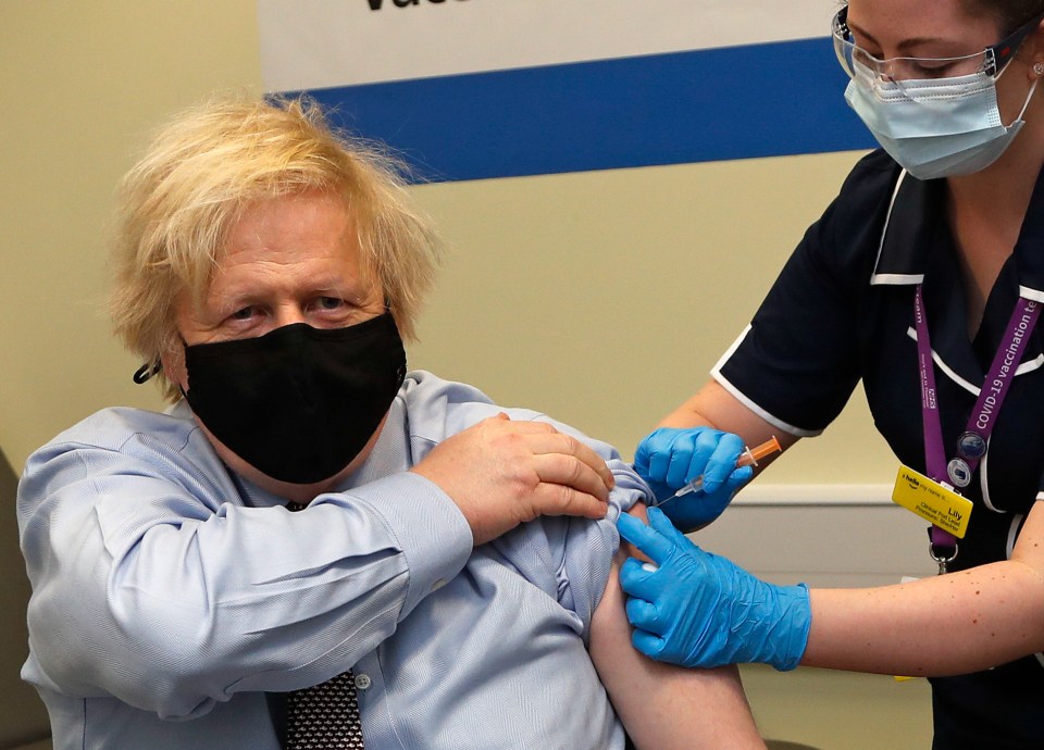 Meanwhile, millions of Brits - among them Boris Johnson - have received at least one jab