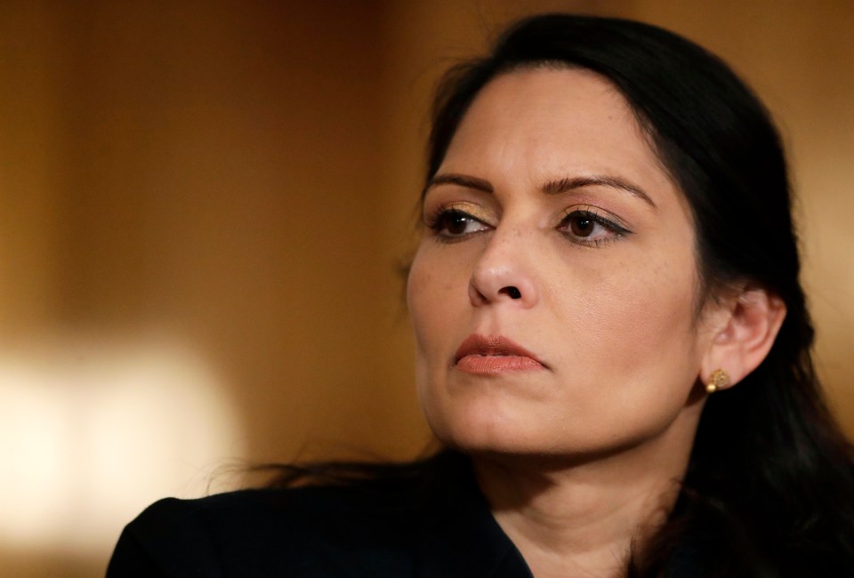 Priti Patel has slammed Extinction Rebellion activists who blocked printing presses in September