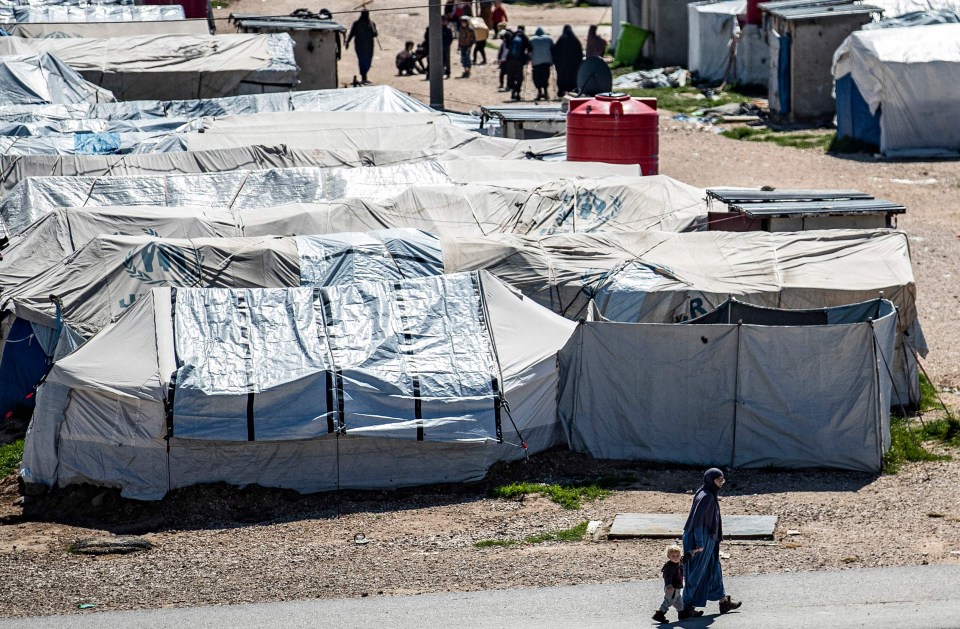 Camp Roj, where relatives of people suspected of belonging to the Islamic State (IS) group are held