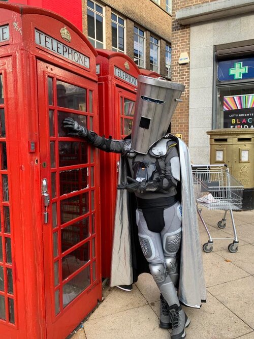 Count Binface, formerly Lord Buckethead, challenged Boris Johnson in the 2019 election