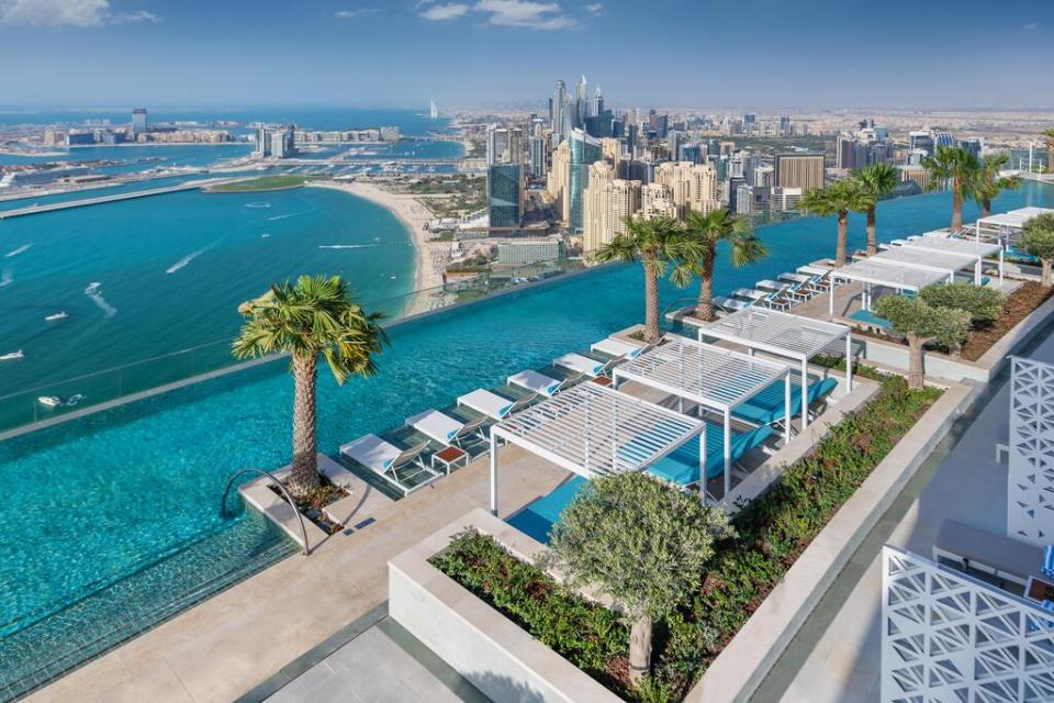 The highest outdoor infinity pool in the world has opened in Dubai