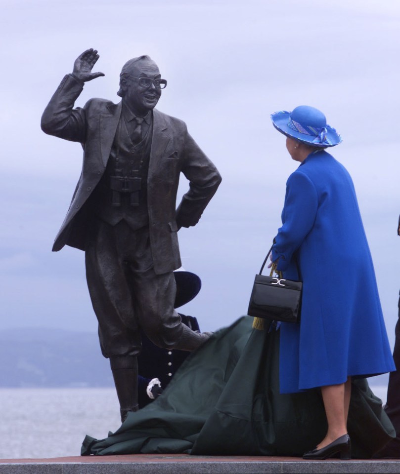 In 1999, she unveiled a statue of Eric in Morecambe as she is a big fan of comics Morecambe and Wise