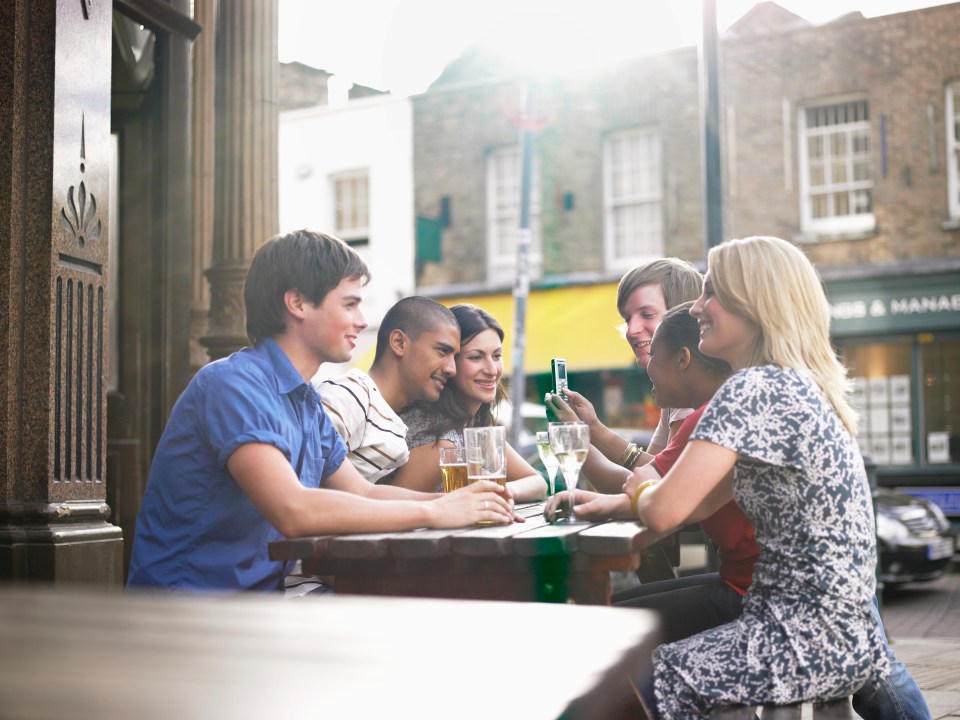 Outdoor eating and drinking begins again on April 12 - but all punters must be contact-traced