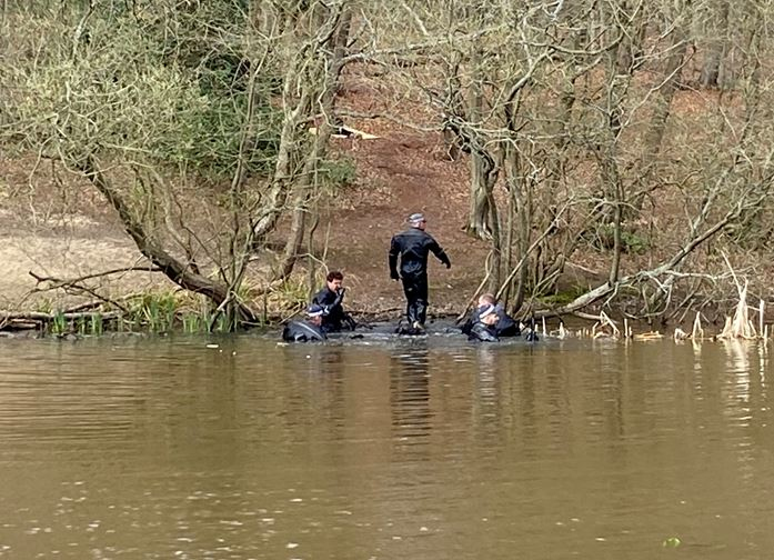 Specialist police divers have been searching lakes and ponds in Epping Forest for Richard