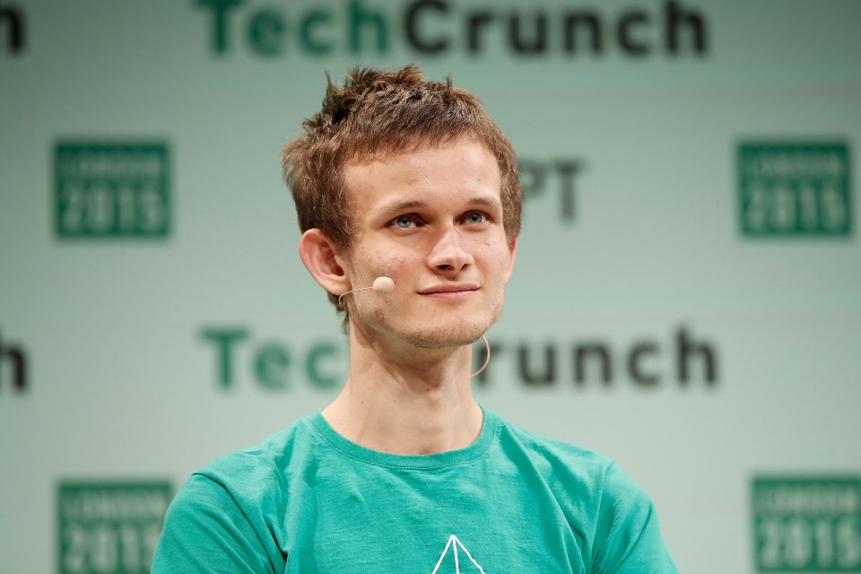 Co-founder of Ethereum, Vitalik Buterin, visiting London for a tech event