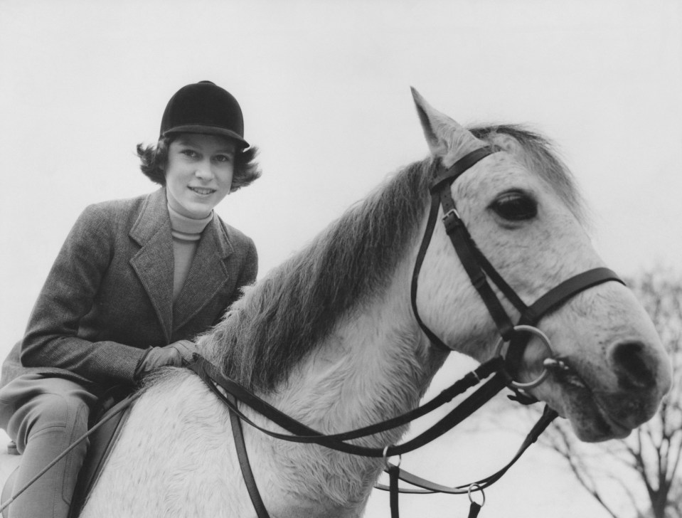 Elizabeth's passion for horses began aged three-and-a-half