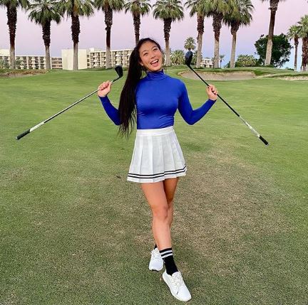 Over the years Shee was banned from golf courses for her sexy attire