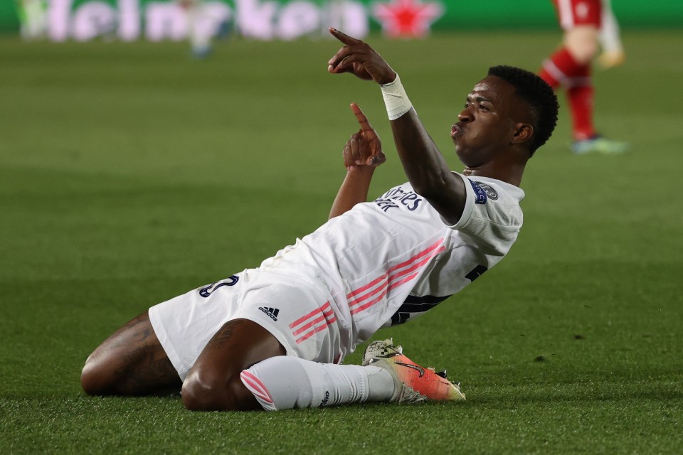 Vinicius Jr had a huge game for Real Madrid against Liverpool this week