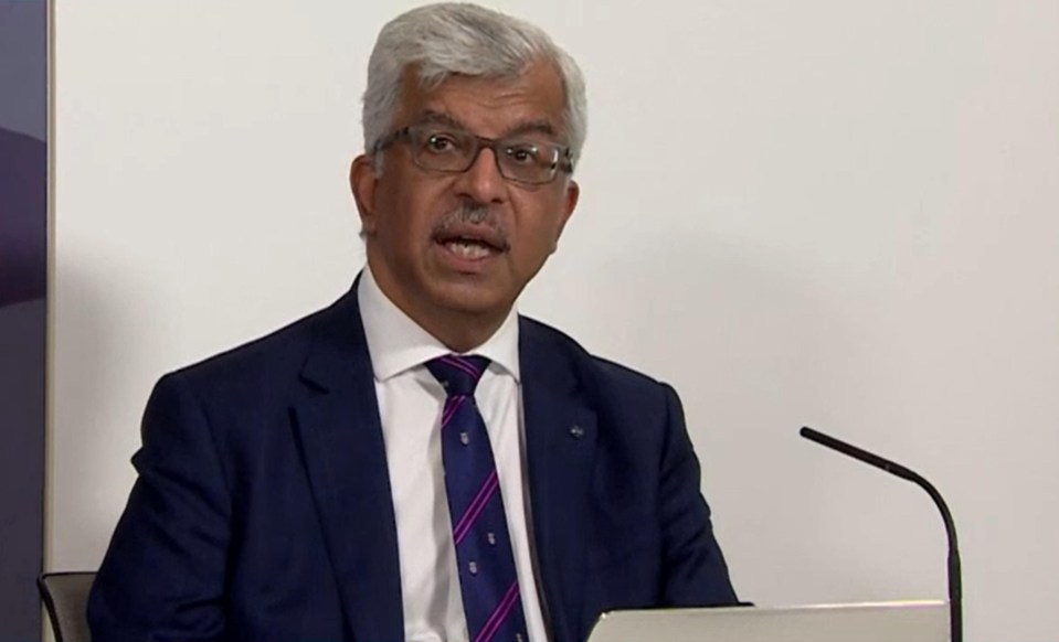 Women do not appear to be more at risk of blood clots after the AstraZeneca vaccine, according to Professor Sir Munir Pirmohamed, chairman of the Commission on Human Medicines (pictured on April 7)