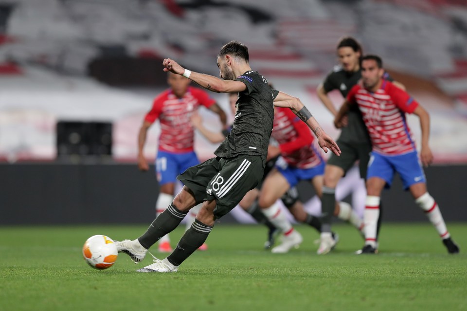 Bruno Fernandes' penalty made it 2-0 in the dying moments of the game