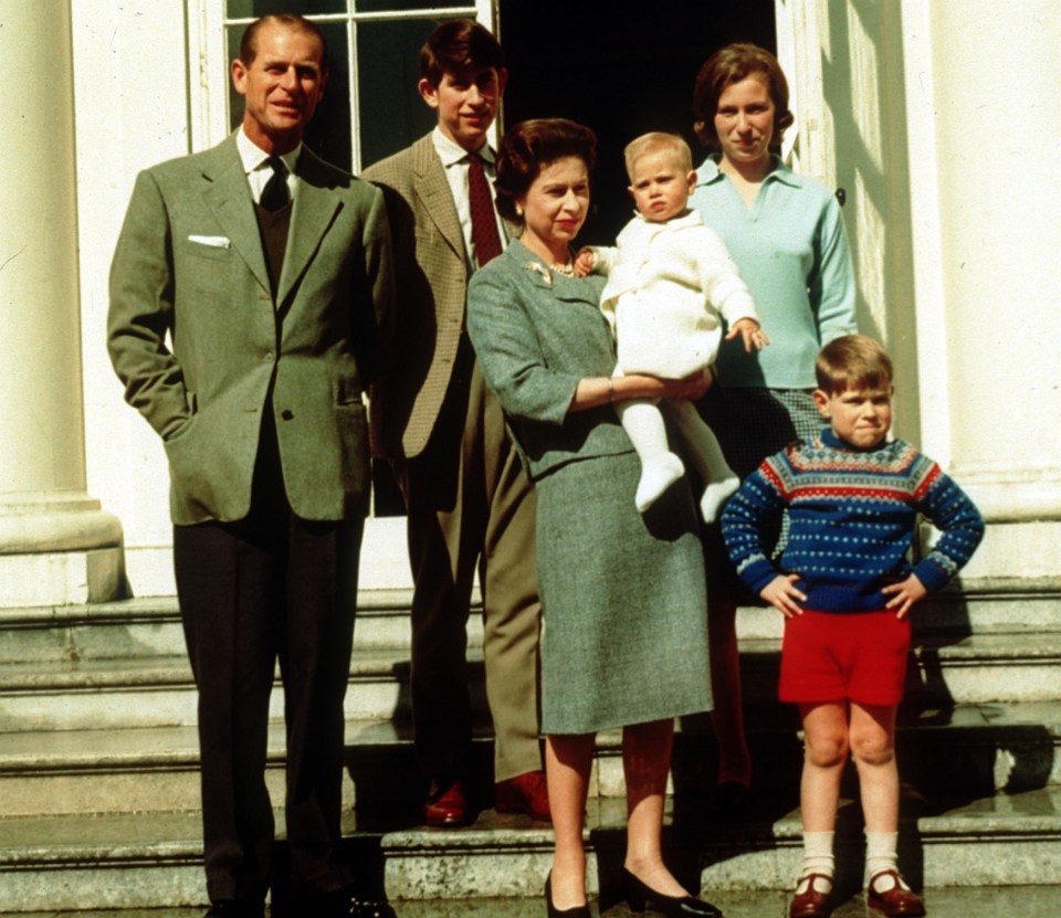 Prince Philip and the Queen have four children; Charles, Anne, Andrew and Edward