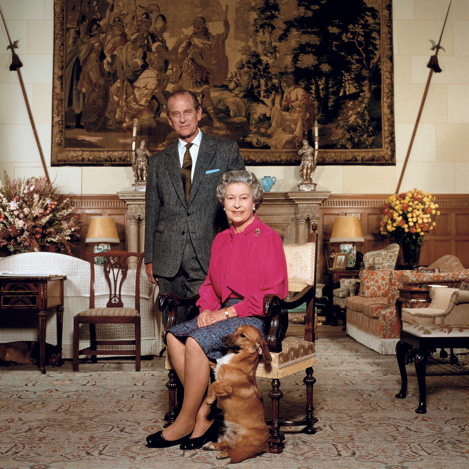 An official portrait of the couple taken in 1992