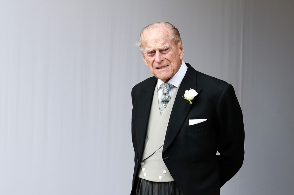 Philip pictured at the wedding of Princess Eugenie and Jack Brooksbank in 2018