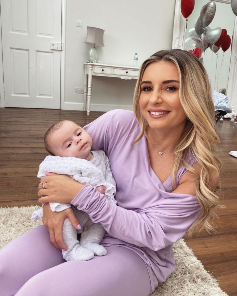 Dani revealed that she's lost a stone since having baby Santi