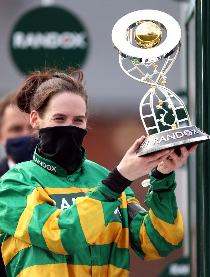 Rachael Blackmore was emotional after smashing the glass ceiling