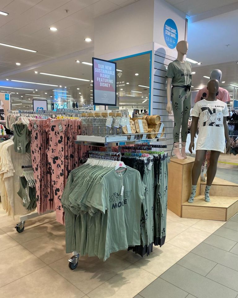 Shoppers can pick up Mickey Mouse loungewear in Redditch, Midlands