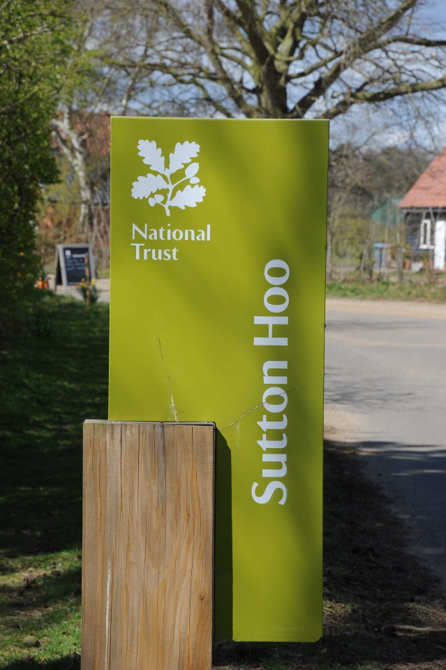 The couple both worked as volunteers at the Sutton Hoo burial ship site run by the National Trust