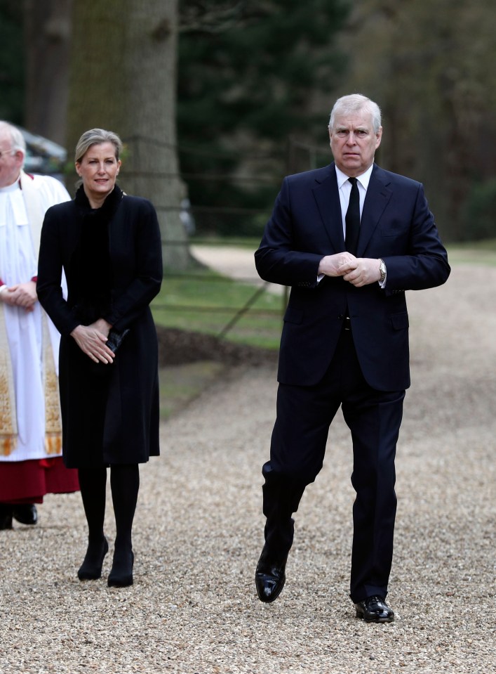 The royals attended a service at Windsor today and spoke to people who live and work at Windsor afterwards