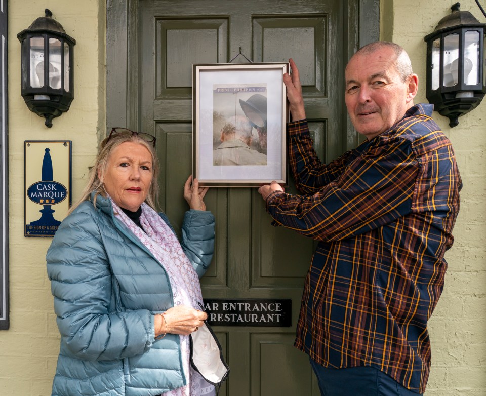 Annie said they have put Philip's photo on the door as a way of remembering him