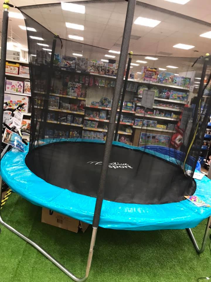 An eagle-eyed shopper spotted this bargain 8-foot trampoline for just £79