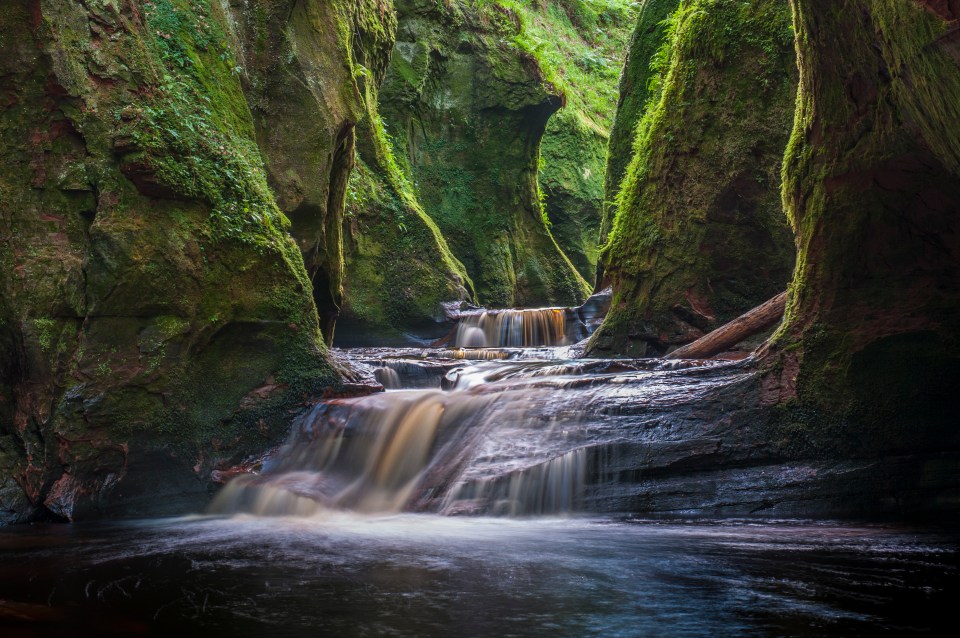 Emergency services rushed to the Devil's Pulpit in Finnich Glen near Loch Lomond, Scotland