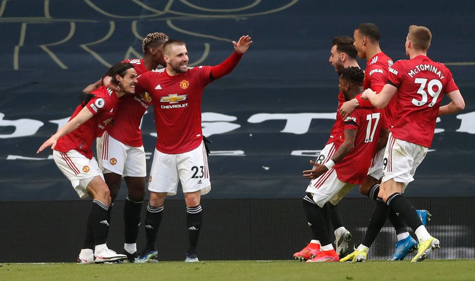 United dealt Spurs' top four hopes a huge blow with victory in London