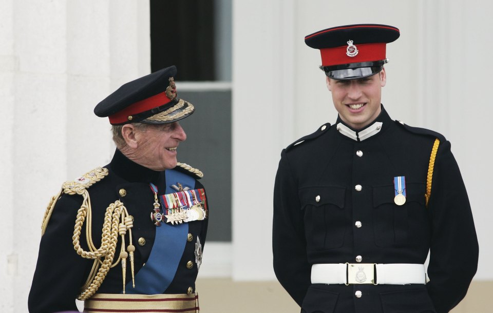 Meanwhile William praised his grandfather's 'service to Queen and country'