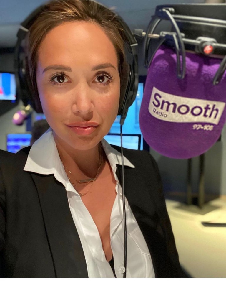 Myleene, 43, was allegedly spat on half an hour before her Smooth Radio show