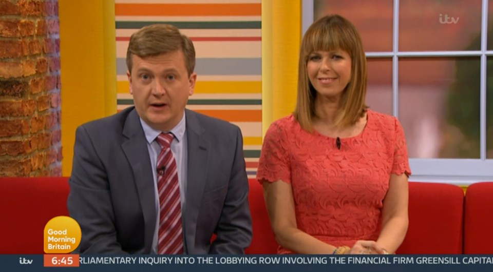 Kate Garraway had sleek hair in a throwback Daybreak clip