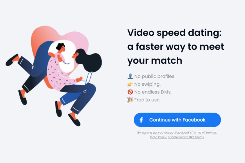 Video speed dating is a new venture for Facebook