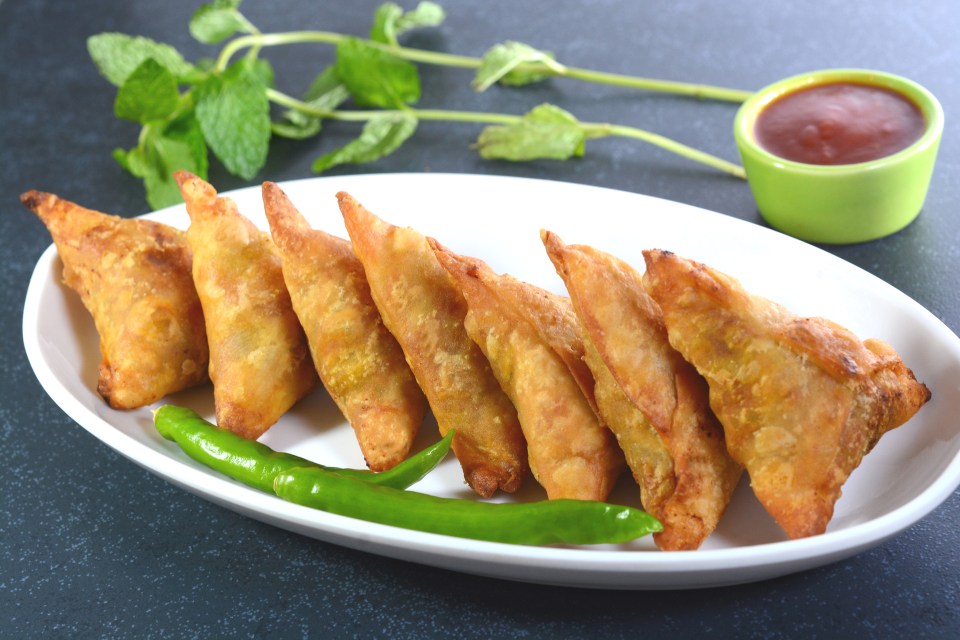 Vegetable samosas make for a tasty treat for Iftar