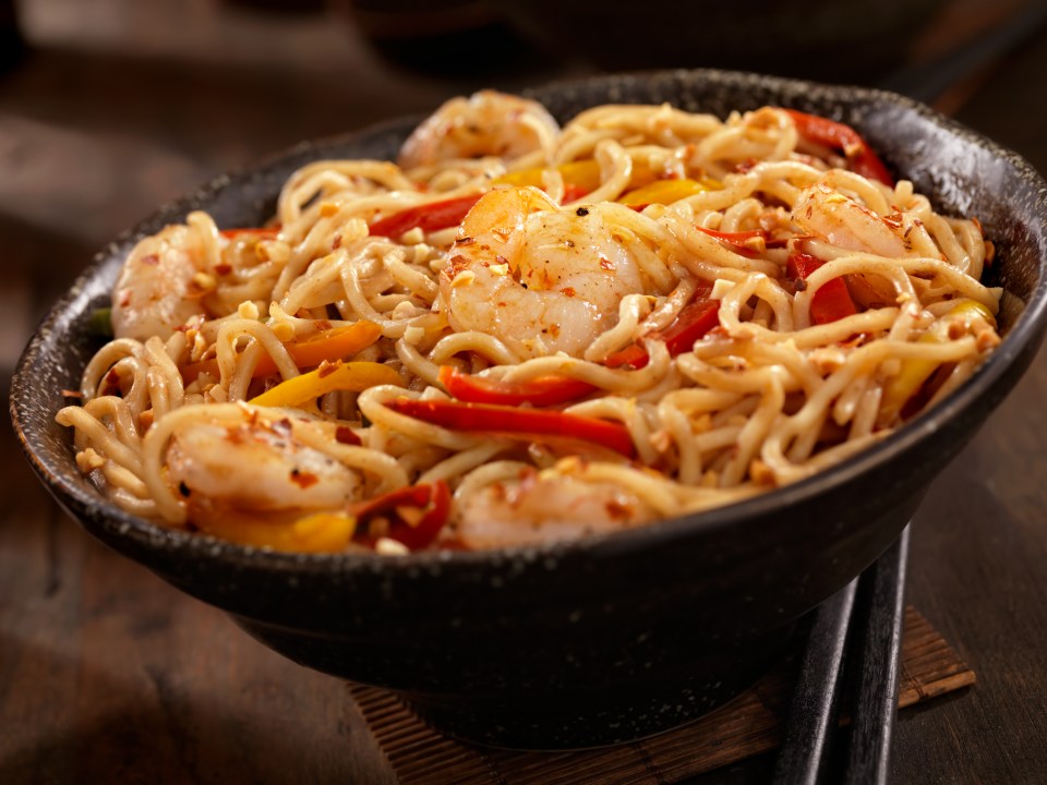 Prawn and Chicken fried noodles is another hearty recipe to keep in mind