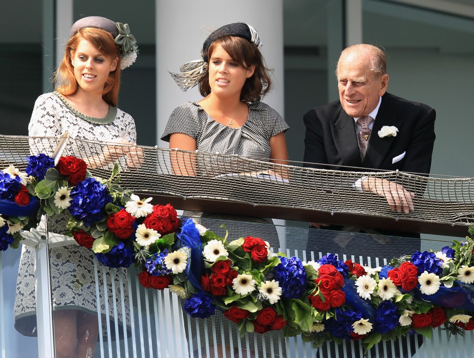 Eugenie and her sister, Beatrice, had a close relationship with their grandfather