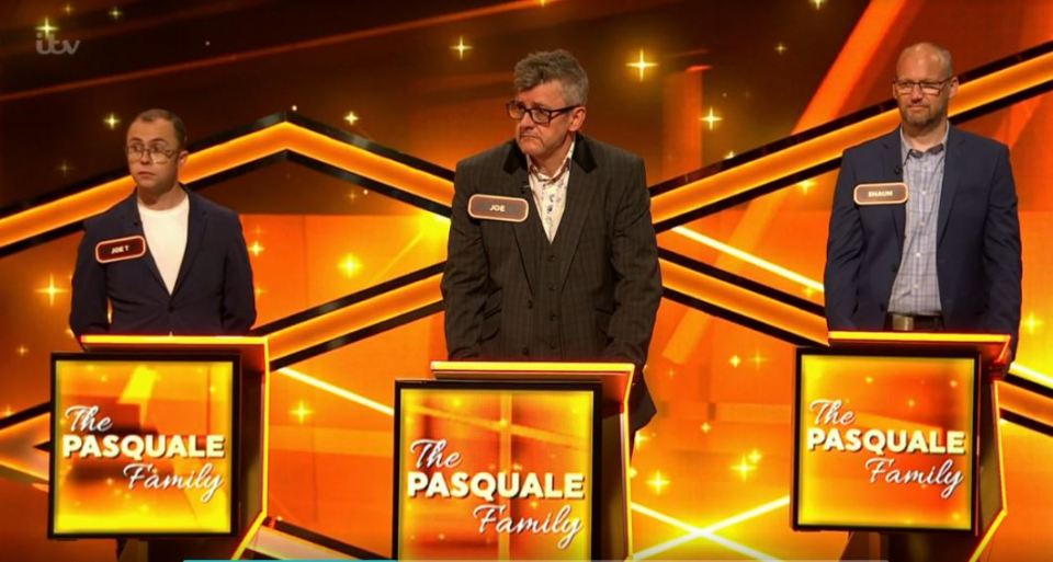 The Pasquale's appeared on the ITV quiz show