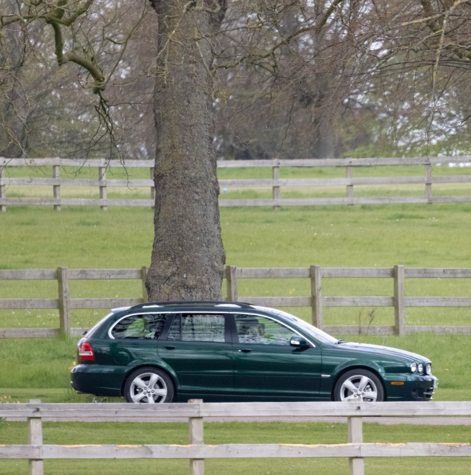 On Sunday, the monarch drove herself to Frogmore Gardens