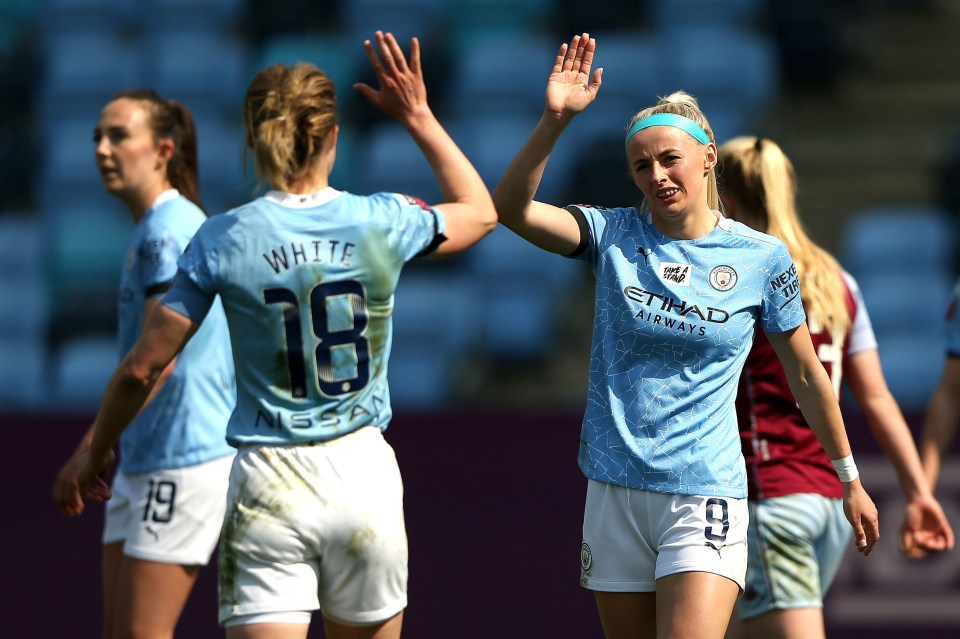 Man City have won nine WSL games on the bounce in 2021