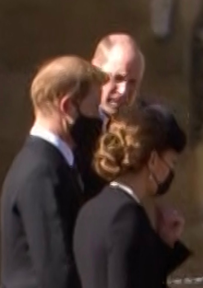 It's understood William and Harry then spoke for a couple of hours afterwards