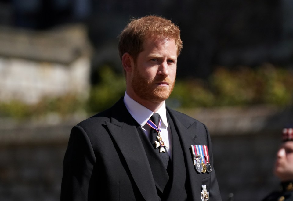 Prince Harry was reunited with his brother William and father Charles for two hours after Philip’s funeral