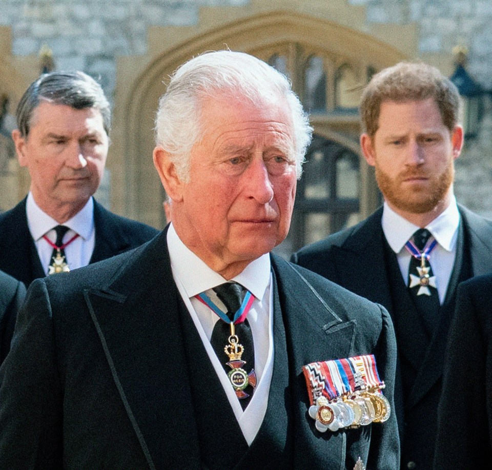 Charles had private talks with his sons after the Duke’s funeral