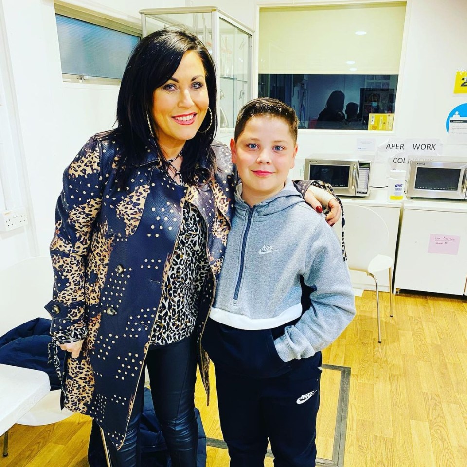 His on-screen mum Jessie Wallace wished him well