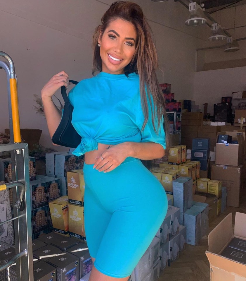 Chloe Ferry has been accused of photoshopping her latest photo on Instagram