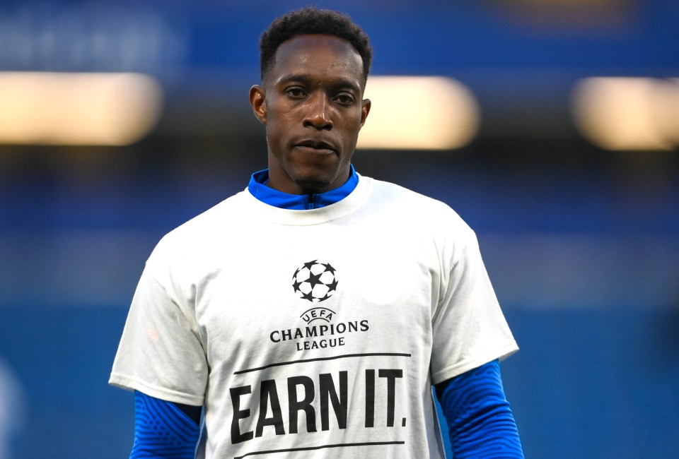 Brighton players including Danny Welbeck warmed up in protest tops