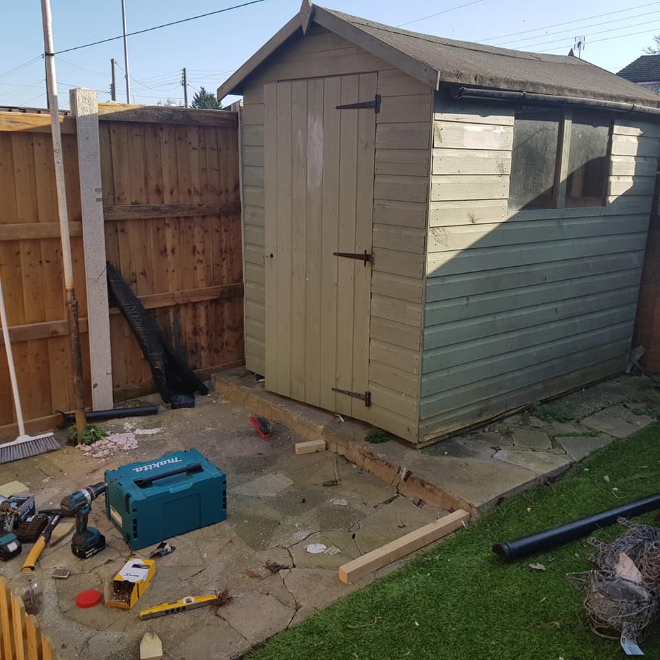 They overhauled the shed to create a new play area for their daughter's third birthday