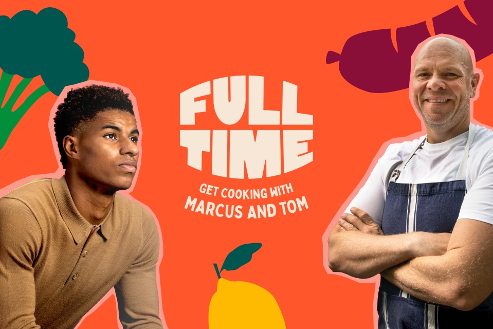 Get Cooking With Marcus And Tom tutorials will be posted weekly from Sunday on Instagram feed @fulltimemeals