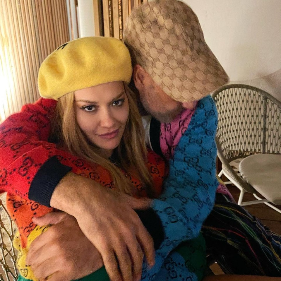 Rita sparked rumours about her relationship with Taika when she posted this picture