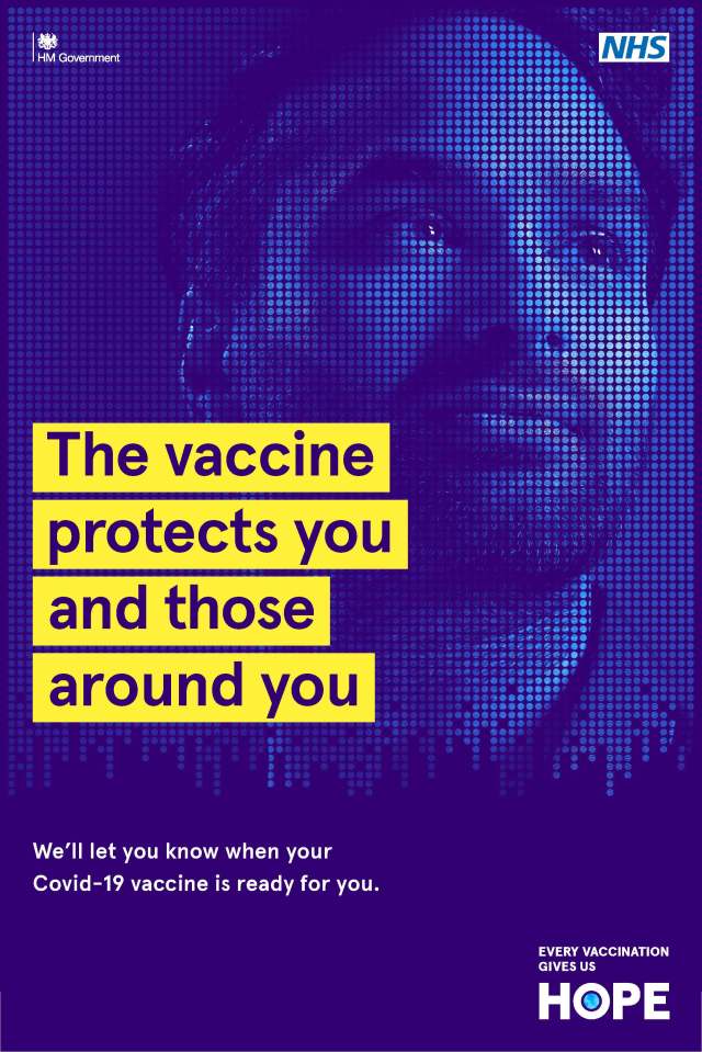 A major new ad campaign hopes to encourage younger Brits to get their injections as soon as possible