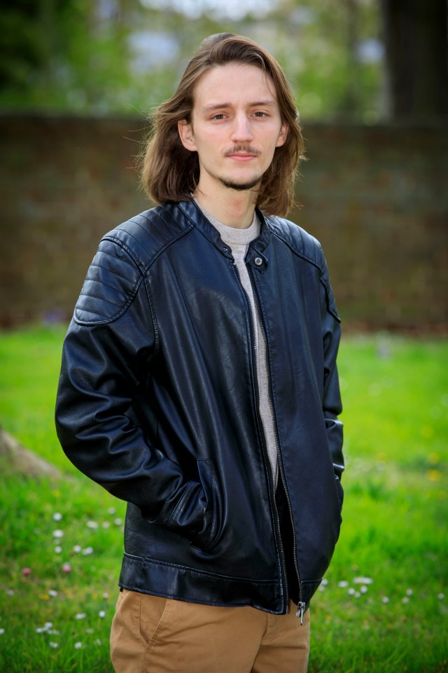 Joaquin Garcia, 21, jumped into the icy Thames water on Saturday