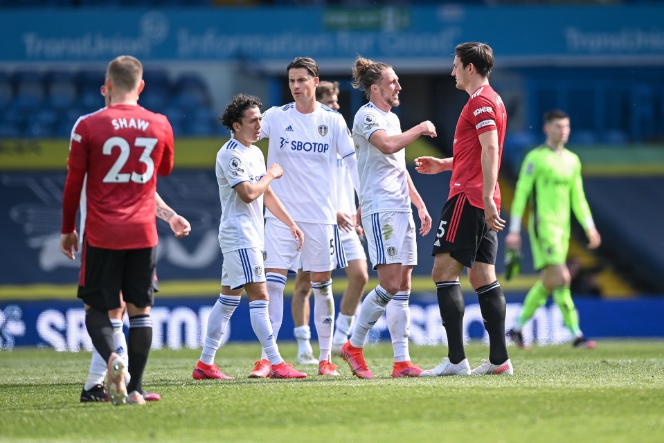 Man Utd were held to a 0-0 draw by Leeds on Sunday