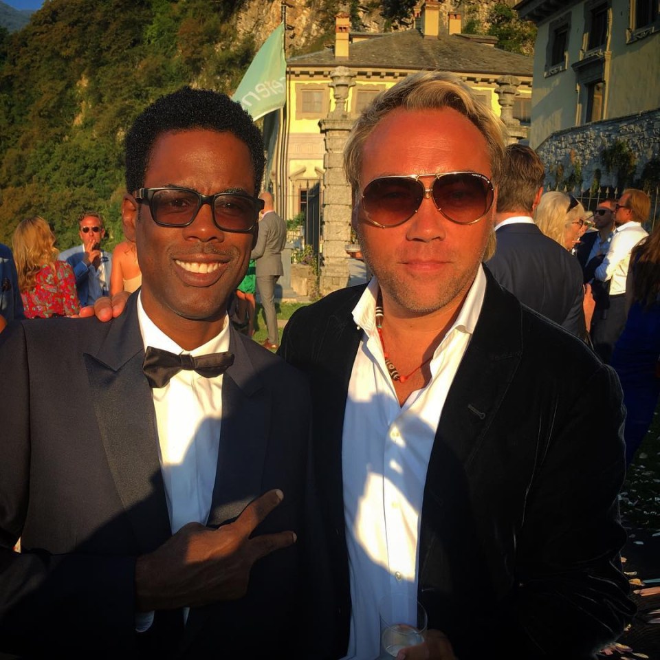 The ceremony was officiated by Hollywood A-lister Chris Rock and Swedish explorer Johan Ernst Nilson was one of the star-studded guests