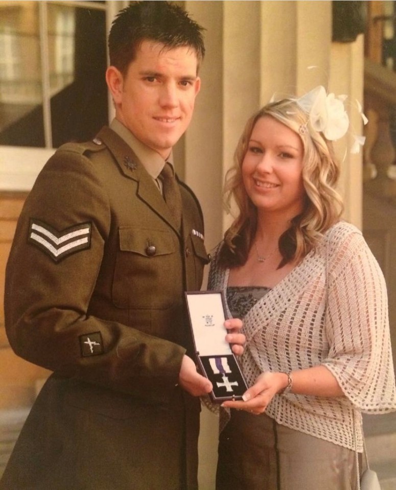 The Lance Corporal’s bravery in the bloody Battle of Danny Boy in 2004 earned him the Military Cross